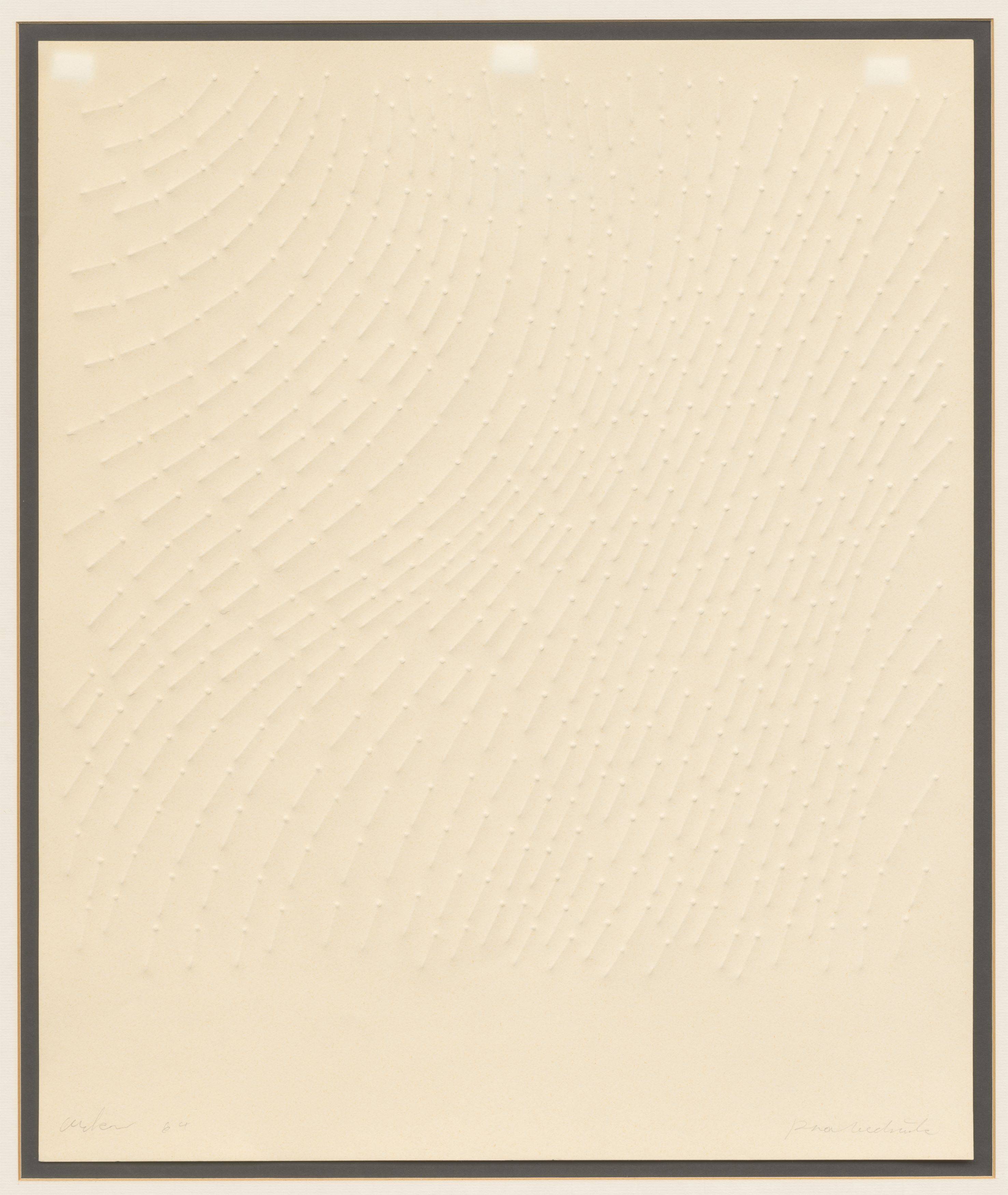 This picture shows the following artwork: Günther Uecker. Untitled. 1964.