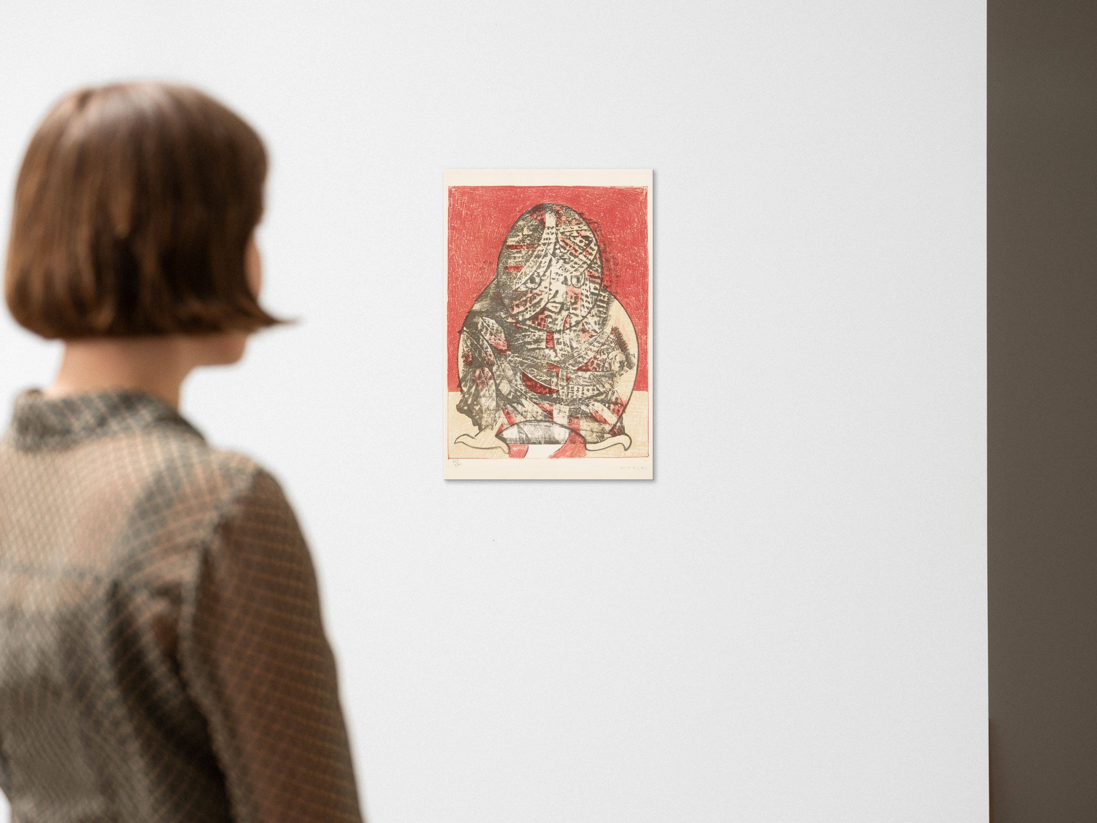 This picture shows the following artwork: Max Ernst. ”Hibou”. 1955.