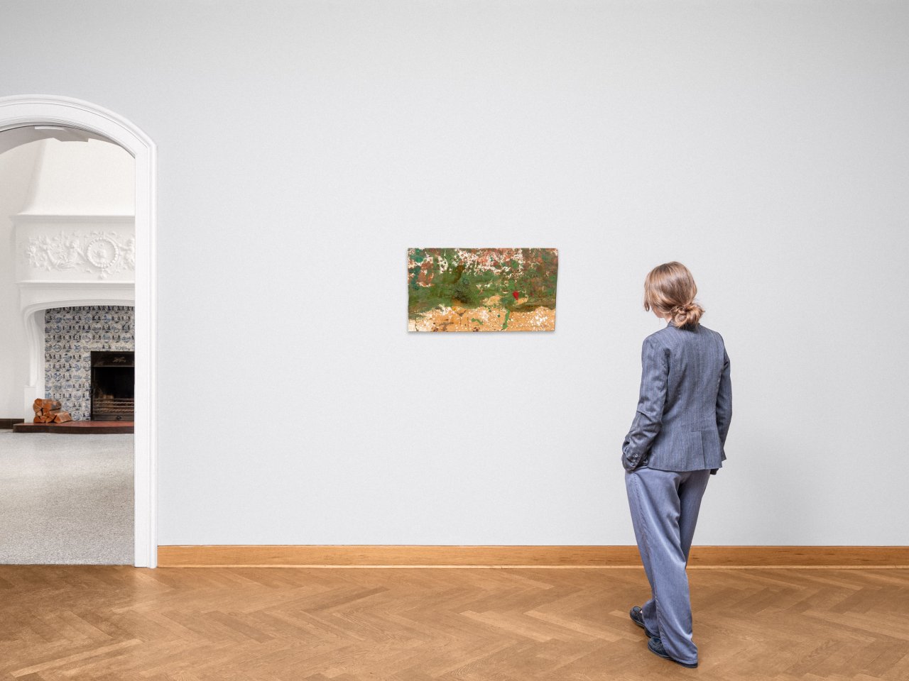 Auf diesem Bild ist das folgende Kunstwerk zu sehen: Hermann Nitsch. Ohne Titel (Nr. 42). 1990.