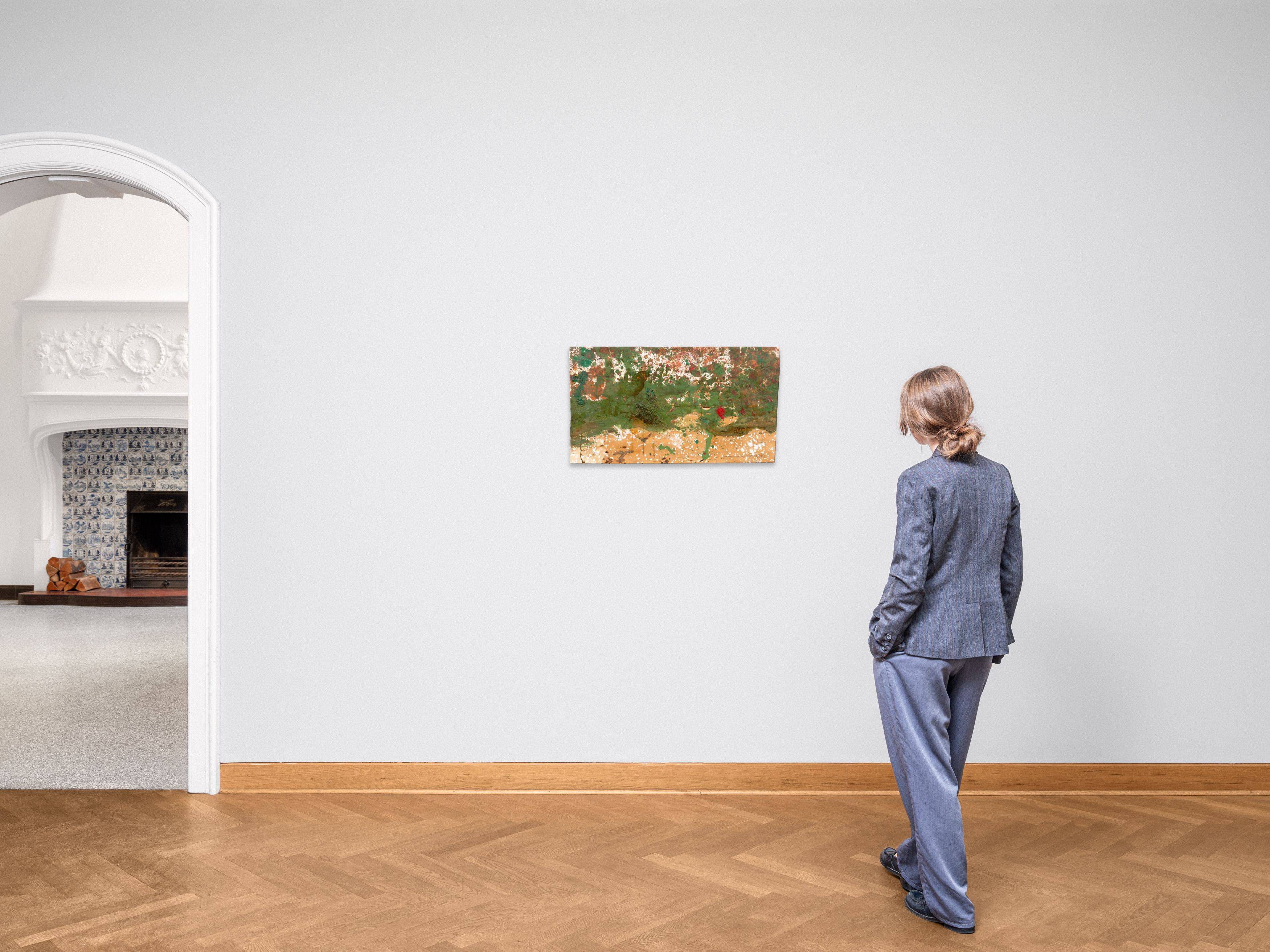 Auf diesem Bild ist das folgende Kunstwerk zu sehen: Hermann Nitsch. Ohne Titel (Nr. 42). 1990.