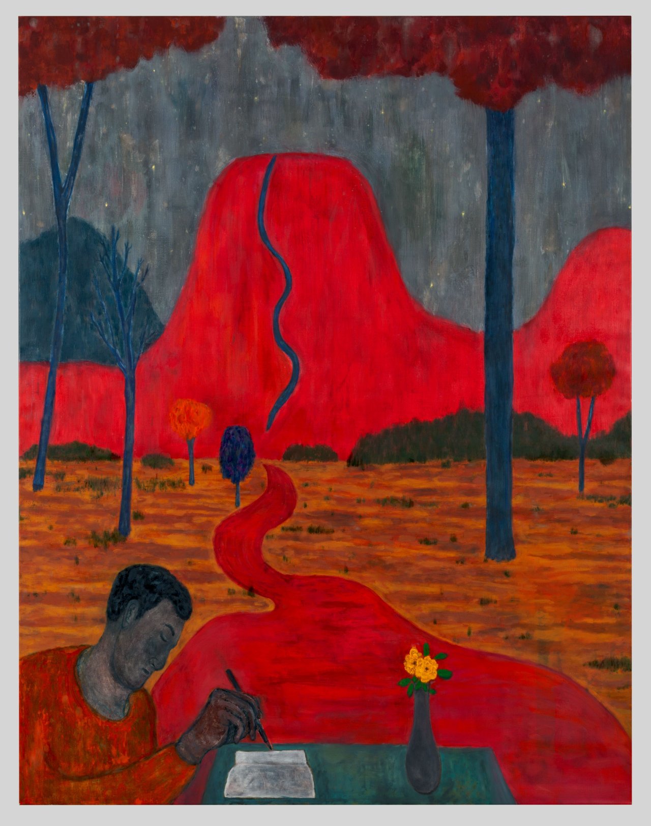 This picture shows the following artwork: Shota Nakamura. night drawing. 2022.