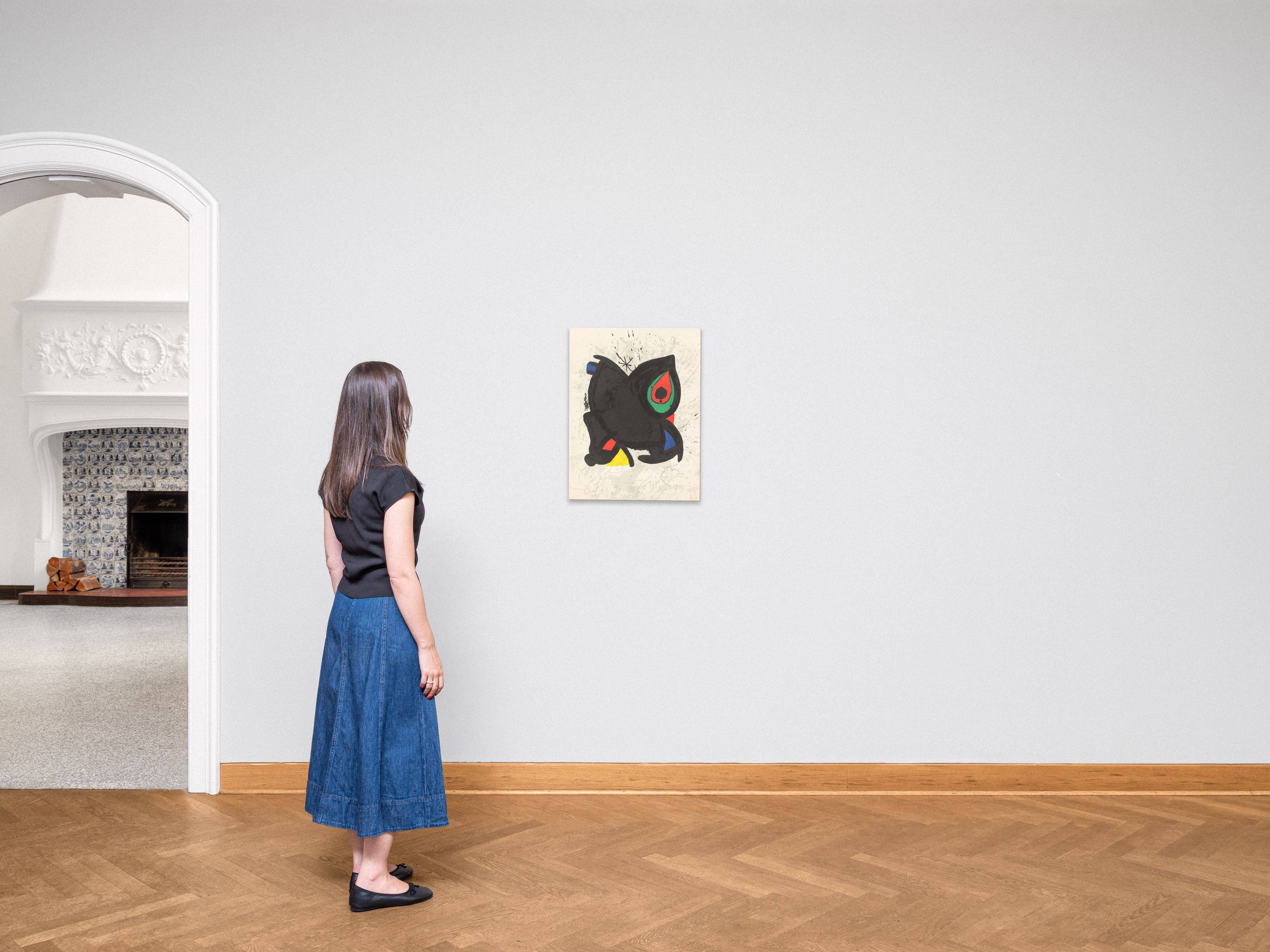 Auf diesem Bild ist das folgende Kunstwerk zu sehen: Joan Miró. „Grand Palais“. 1974.
