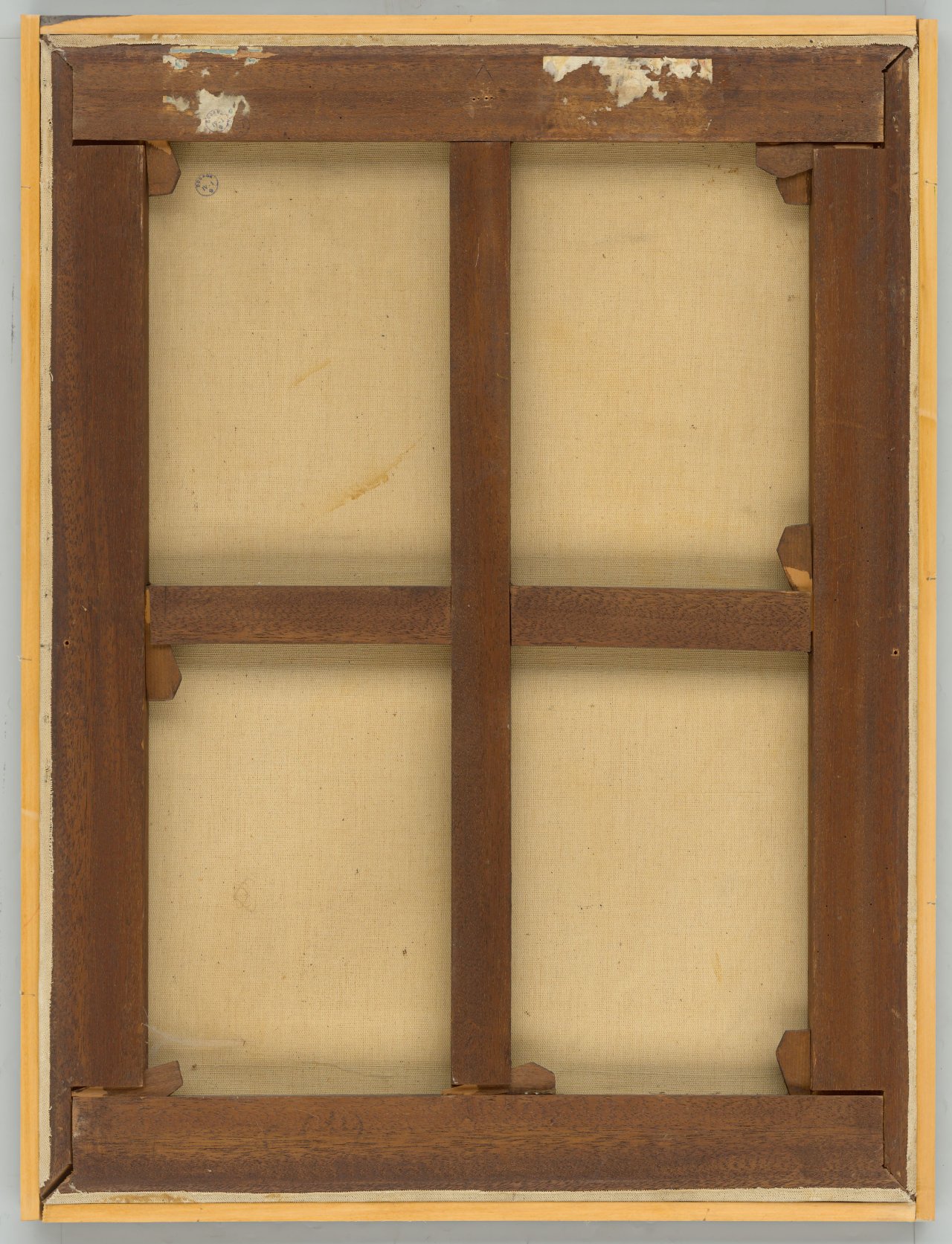 Auf diesem Bild ist das folgende Kunstwerk zu sehen: Oskar Schlemmer. „Szene am Tisch II“. 1937.