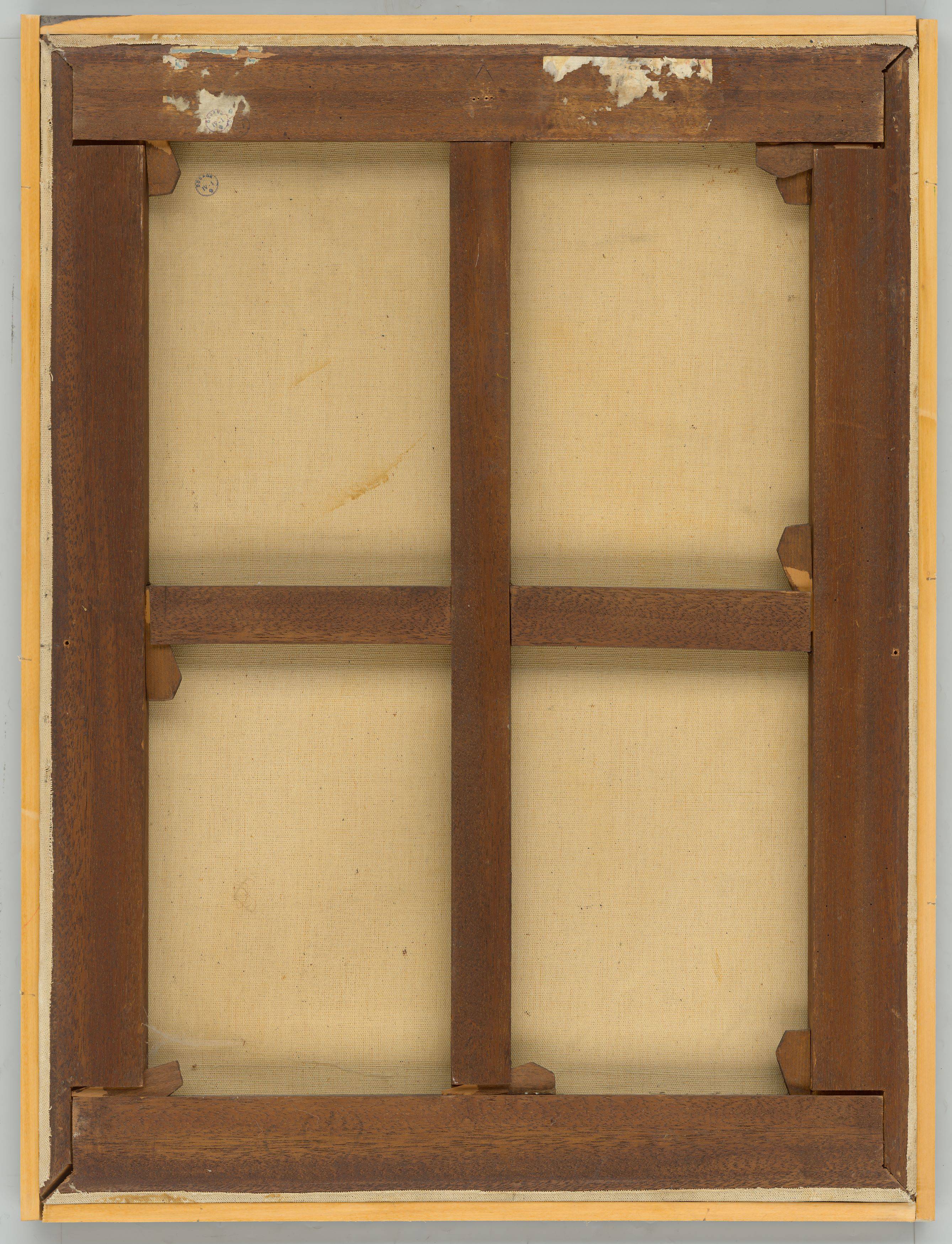 Auf diesem Bild ist das folgende Kunstwerk zu sehen: Oskar Schlemmer. „Szene am Tisch II“. 1937.