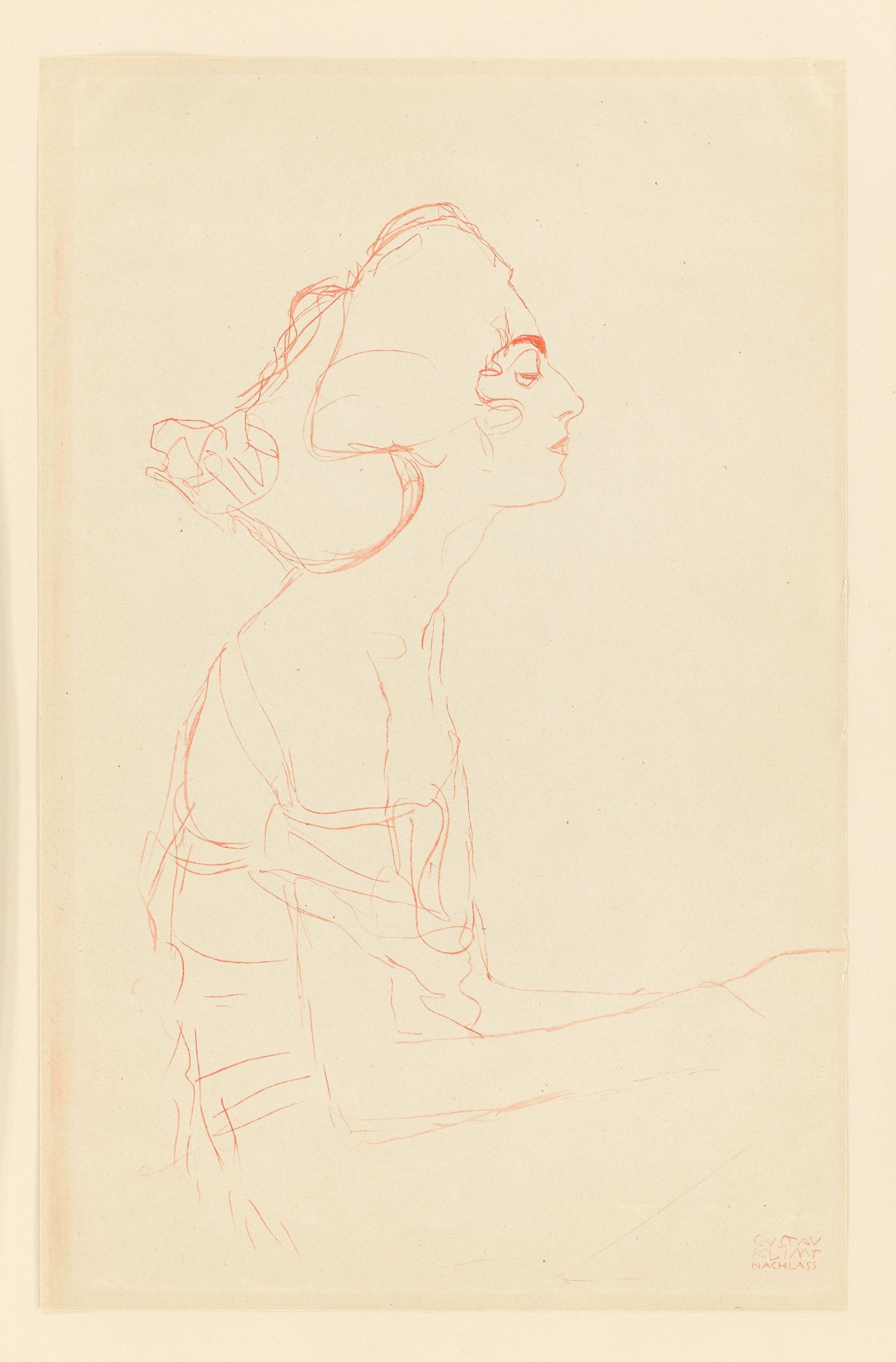 Auf diesem Bild ist das folgende Kunstwerk zu sehen: Gustav Klimt. „25 Handzeichnungen“. 1919.