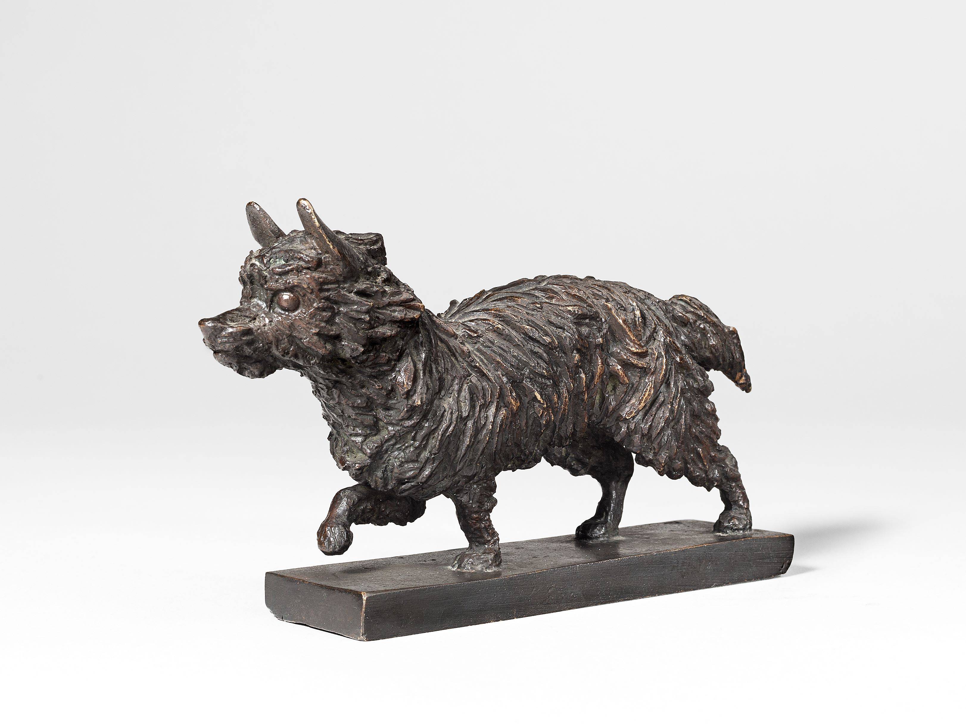 Auf diesem Bild ist das folgende Kunstwerk zu sehen: Renée Sintenis. „Wildhund“. 1949.