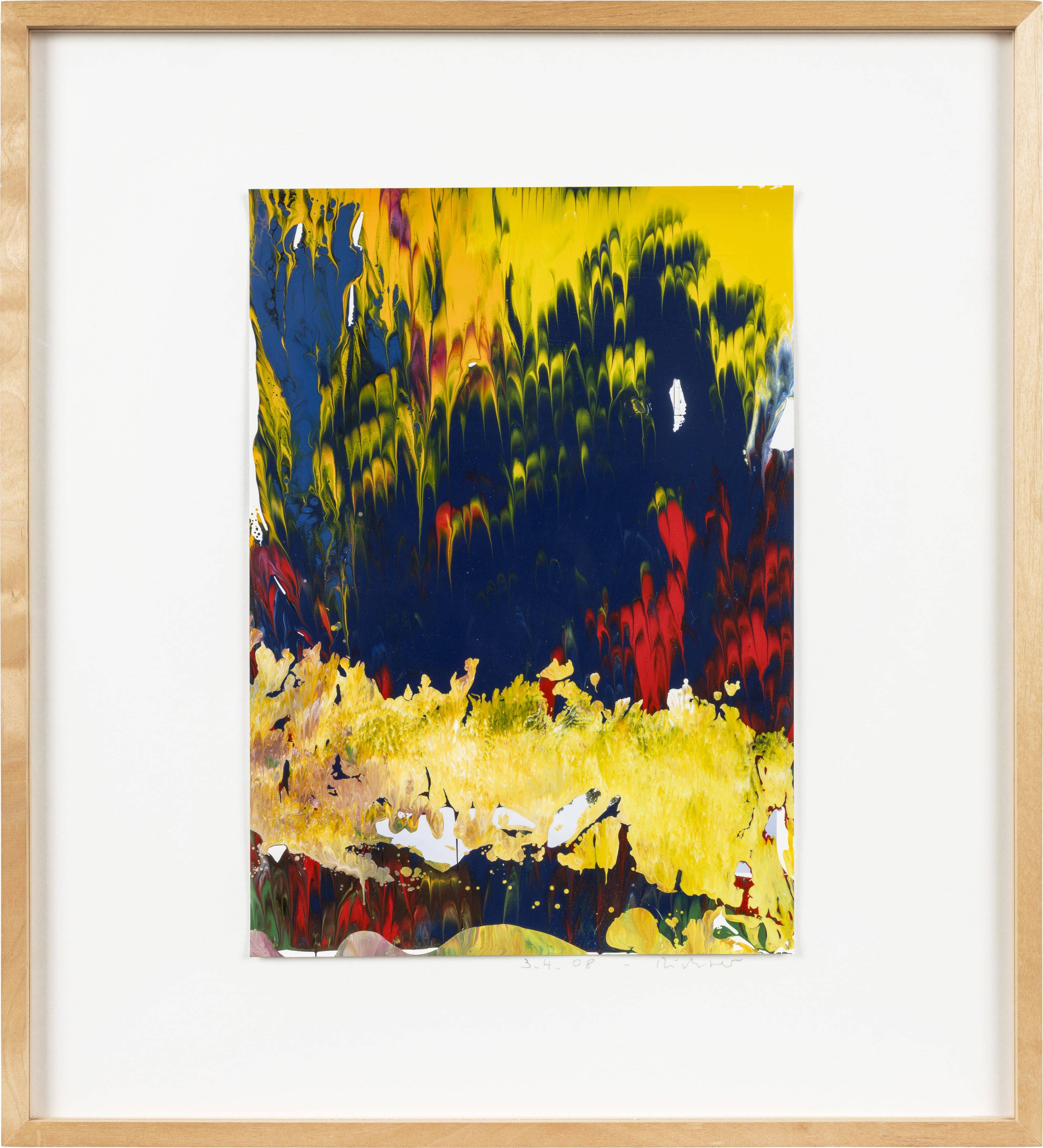 This picture shows the following artwork: Gerhard Richter. ”3.4.08”. 2008.