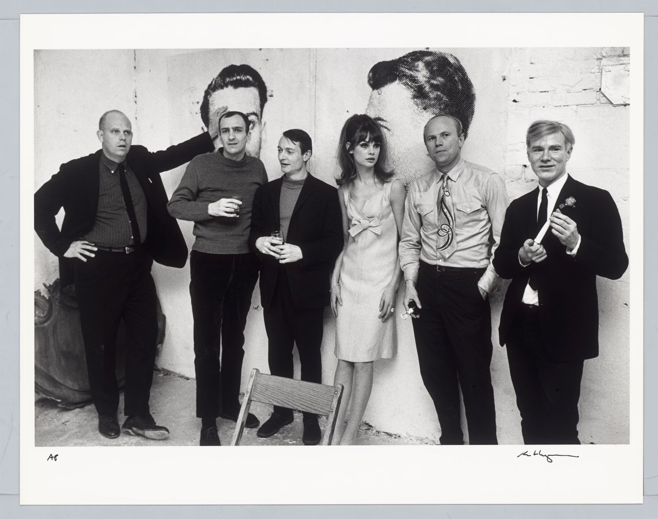 This picture shows the following artwork: Ken Heyman. Pop Art Artists, New York. 1964.