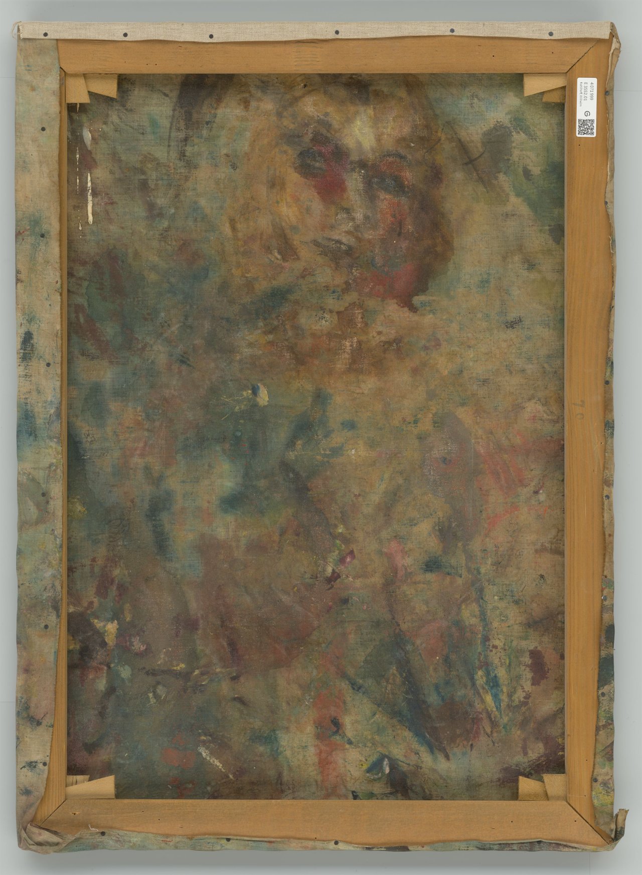 This picture shows the following artwork: Wilhelm Kohlhoff. ”Frauenhalbakt (Kathrin)”. Circa 1920.