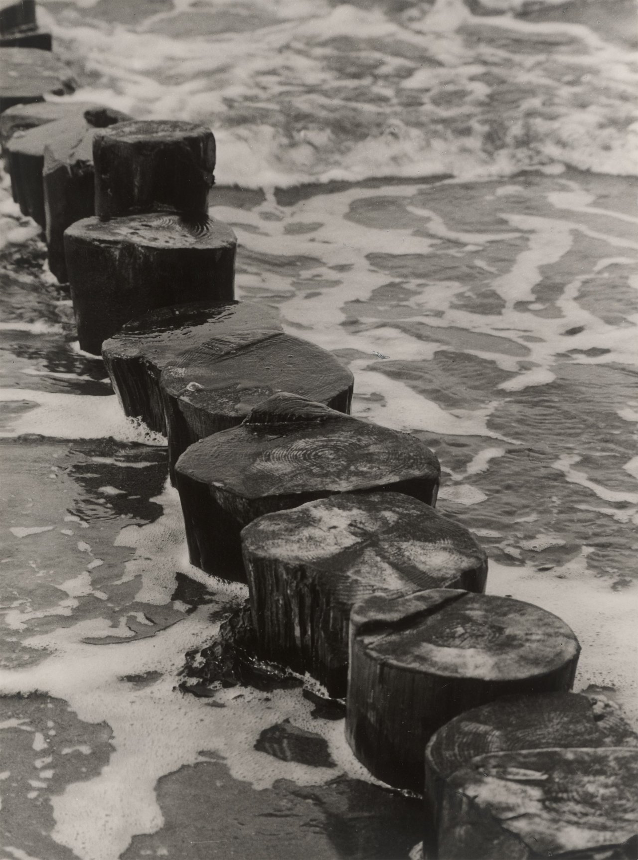 This picture shows the following artwork: Albert Renger-Patzsch. Buhne (Breakwater). 1925.