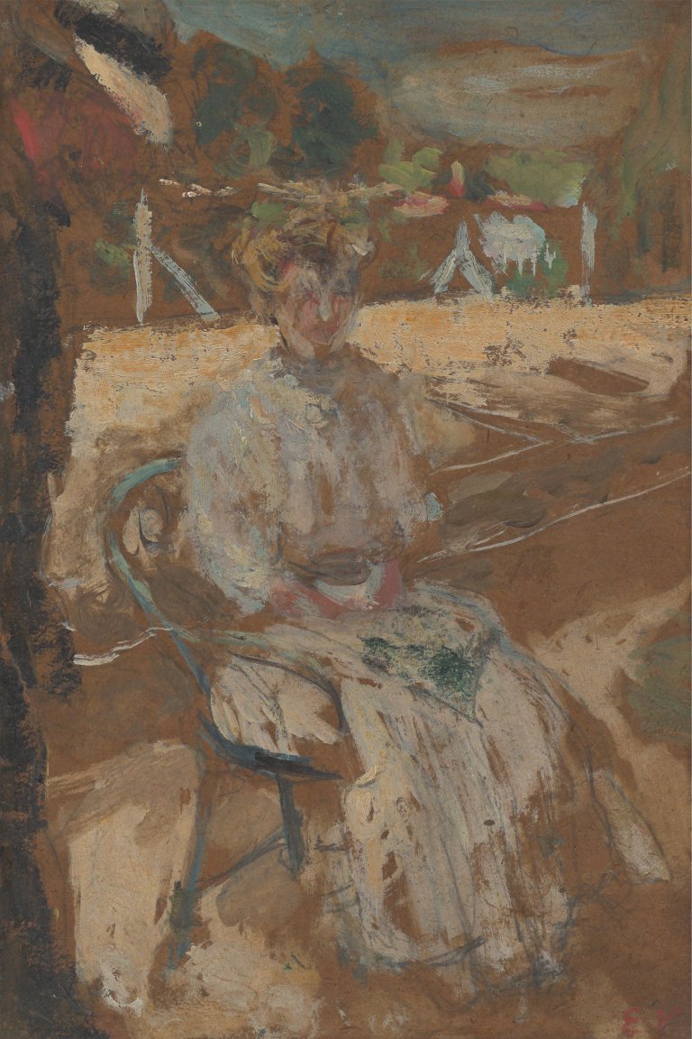 This picture shows the following artwork: Édouard Vuillard. ”Monsieur et Madame Alexandre Natanson”. 1907.