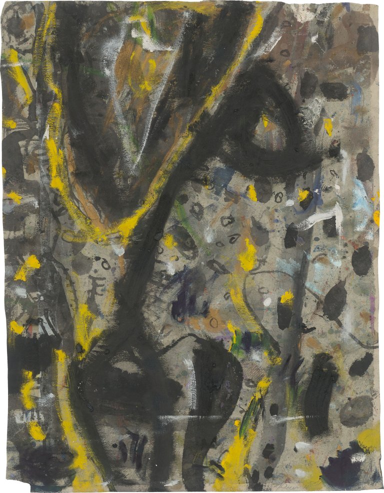 This picture shows the following artwork: Gunter Damisch. Untitled. 1988.