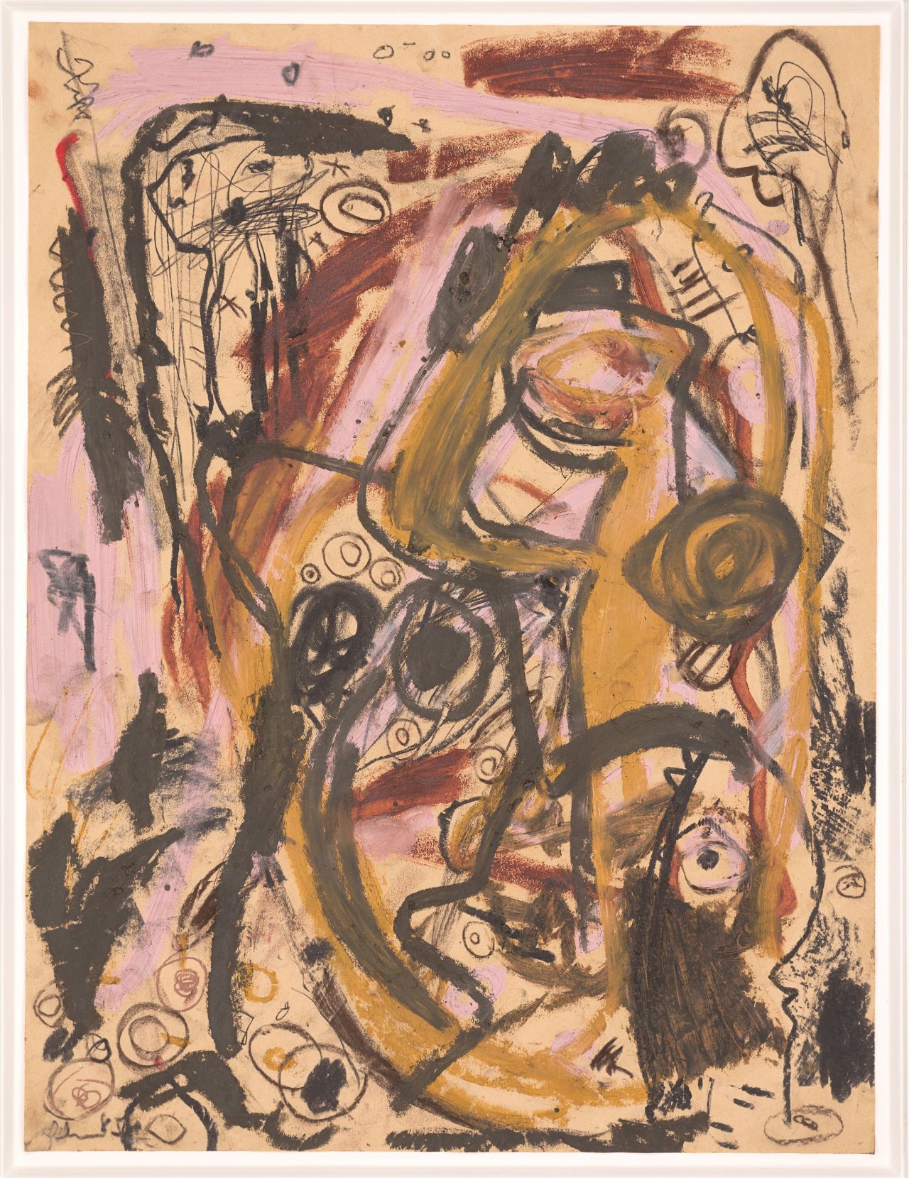 This picture shows the following artwork: Gunter Damisch. Untitled. 1985.