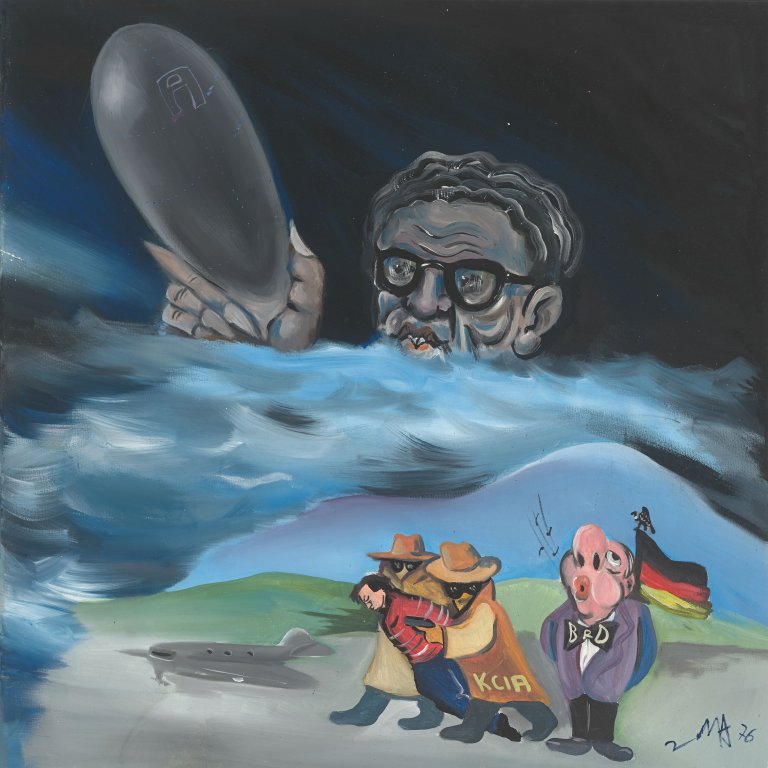 This picture shows the following artwork: Jörg Immendorff. Untitled. 1976.