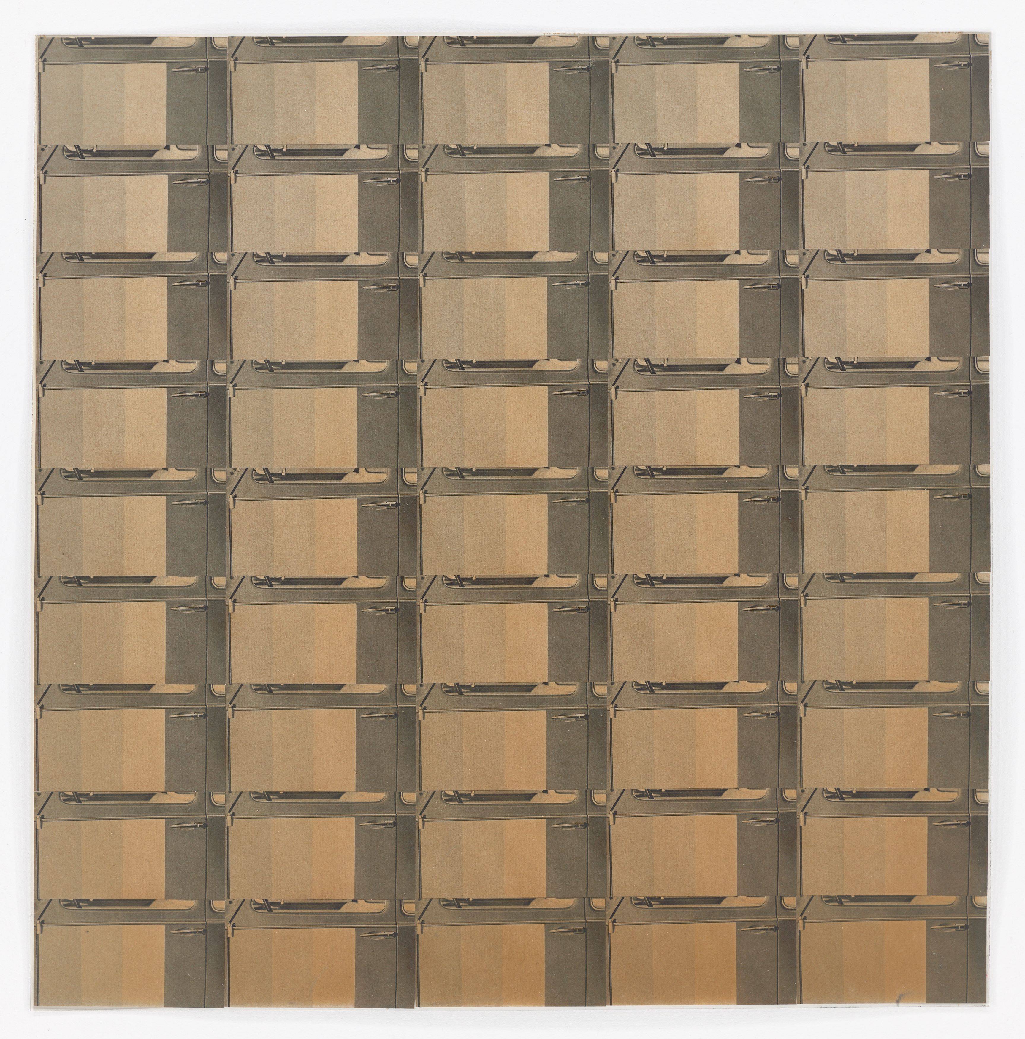 Auf diesem Bild ist das folgende Kunstwerk zu sehen: Peter Roehr. Ohne Titel (FO-106). 1965.