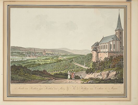„Collection de cinquante vues du Rhin [...]. Fünfzig malerische Ansichten des Rhein-Stromes von Speyer bis Düsseldorf nach der Natur gezeichnet“