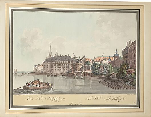 „Collection de cinquante vues du Rhin [...]. Fünfzig malerische Ansichten des Rhein-Stromes von Speyer bis Düsseldorf nach der Natur gezeichnet“