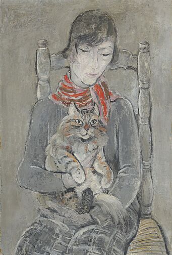 „Frau mit Katze (Marie Louise)“